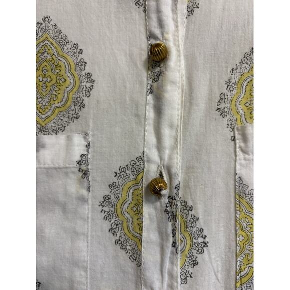 Roberta Roller Rabbit Blouse Top Button Up Boho Artsy Old Money Women’s Size XS - Picture 3 of 9